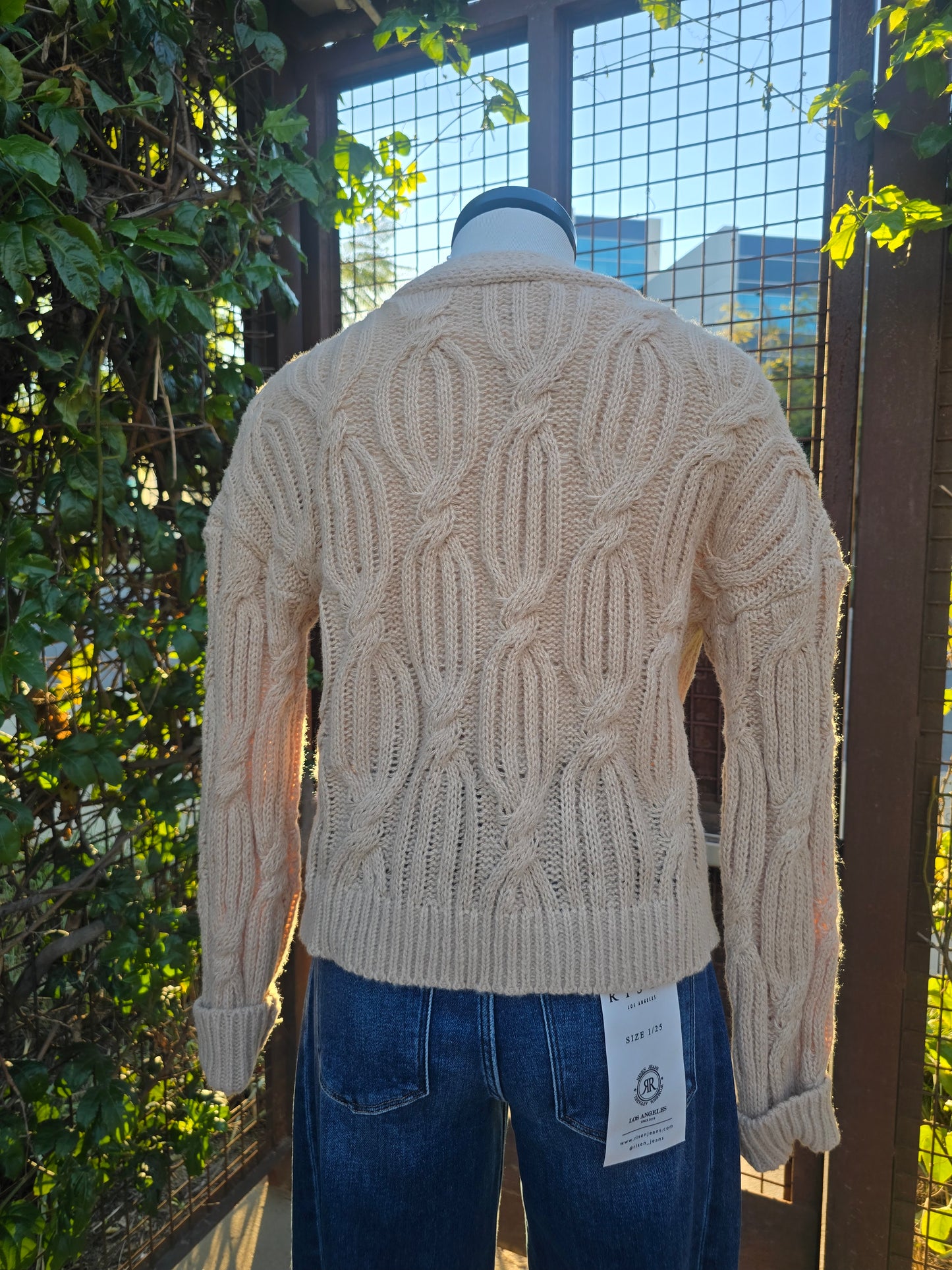 Flower Bloom Stitched Sweater
