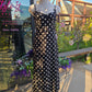 Polka Dot Moonstruck Sleeveless Midi Dress
