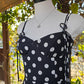 Polka Dot Moonstruck Sleeveless Midi Dress
