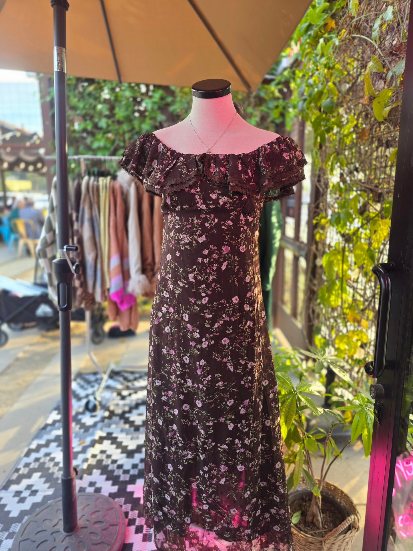 Whimsical Off the Shoulder Dress