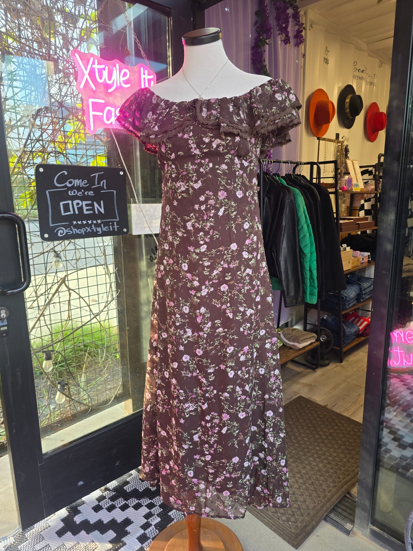 Whimsical Off the Shoulder Dress