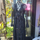 Brujita Black Sheer lace Duster