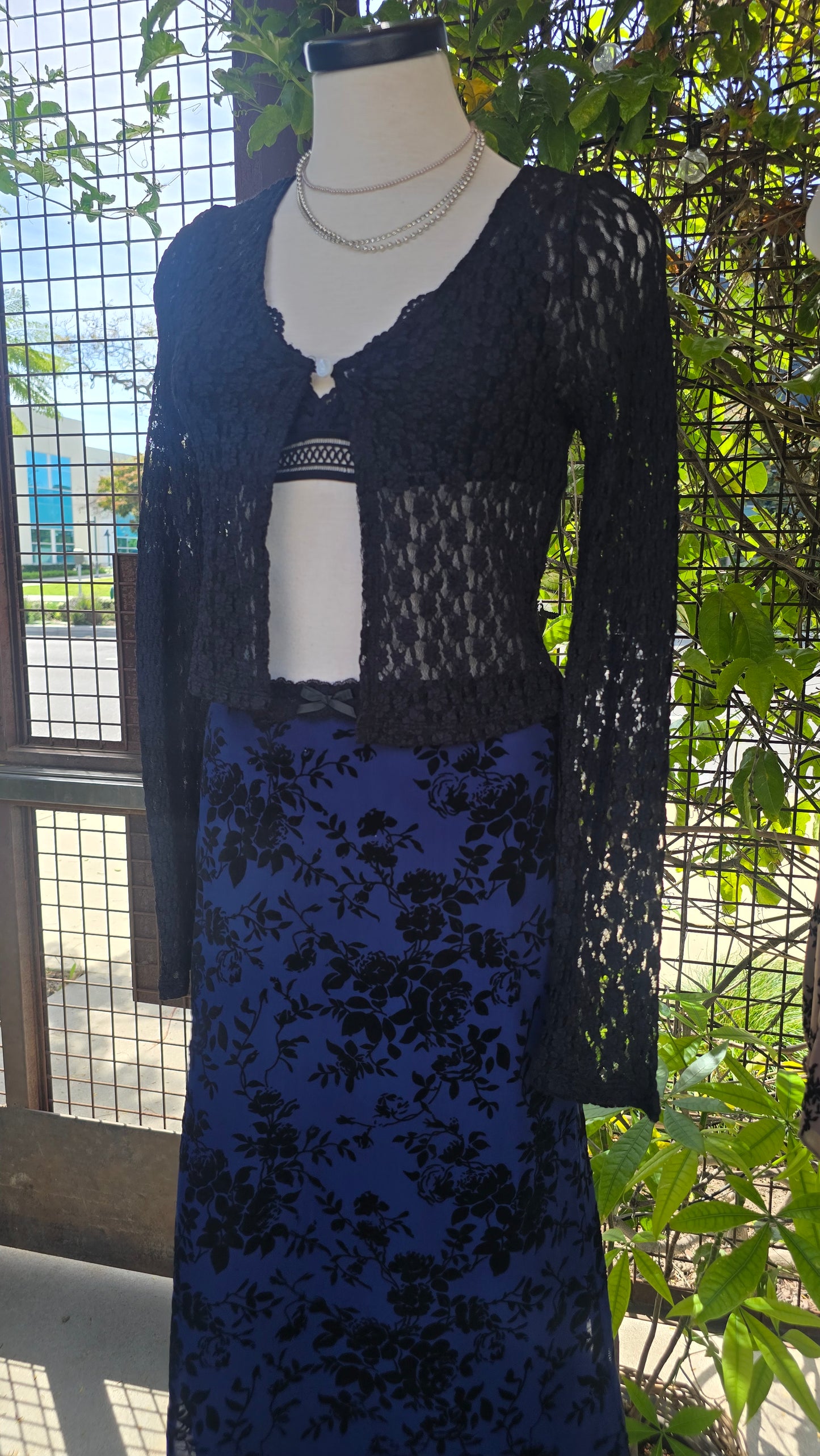 Helena's Lace Crop Cover up
